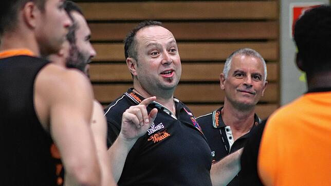 Panthers-Trainer Alen Velcic war zuletzt wieder guter Dinge. Er weiß allerdings auch, dass auf seine Mannschaft in Heidelberg eine hohe ...