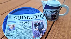 Zum 50. Jubiläum gab es im Jahr 1995 ein SÜDKURIER-Kaffeservice. Das wird in diesem Jahr 30 alt, während der SÜDKURIER sein 80-jähriges ...