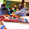 Eine Schulklasse in Karlsruhe.