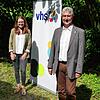 Carina Wanowski und Bürgermeister Michael Thater stellten das Herbst-Winter-Programm der VHS vor.