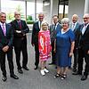 Die Radolfzeller Baugenossenschaft Familienheim Bodensee stellt im Milchwerk ihren Geschäftsbericht 2022 vor (von links): Die ...