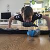 Handball-Training mal anders &ndash; so trainiert Samuel Busch vom Handball-Club Lauchringen vor dem Bildschirm.
