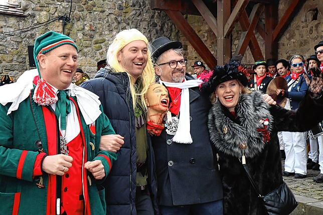 Bild 1: Das Narrengericht in Tiengen kennt keine Gnade! Das sind die Bilder