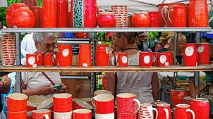 Bild : Bilder vom Töpfermarkt Iznang im Mooswald