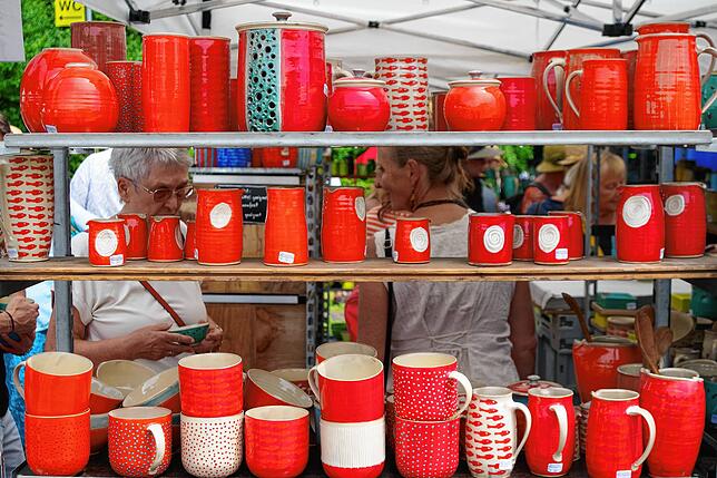 Bild 1: Bilder vom Töpfermarkt Iznang im Mooswald
