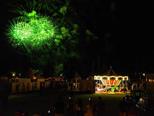 Bild 14: Bilder vom Feuerwerk beim Seehasenfest