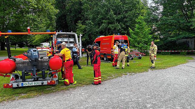 Bild 11: Person am Seerhein vermisst: Bilder der Suche in Konstanz