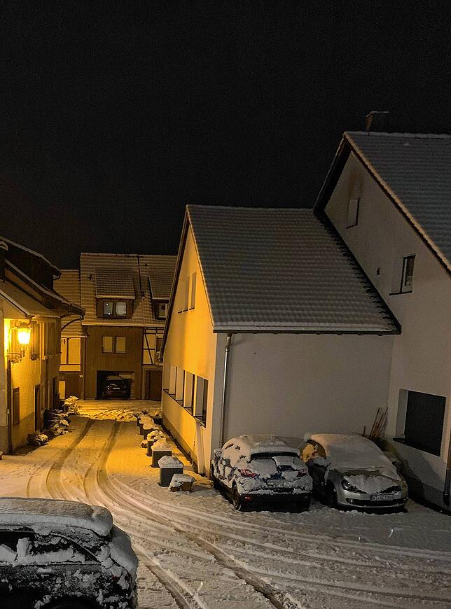 Bild 20: Auch im Tal liegt jetzt der erste Schnee! Bilder und Videos vom Hochrhein