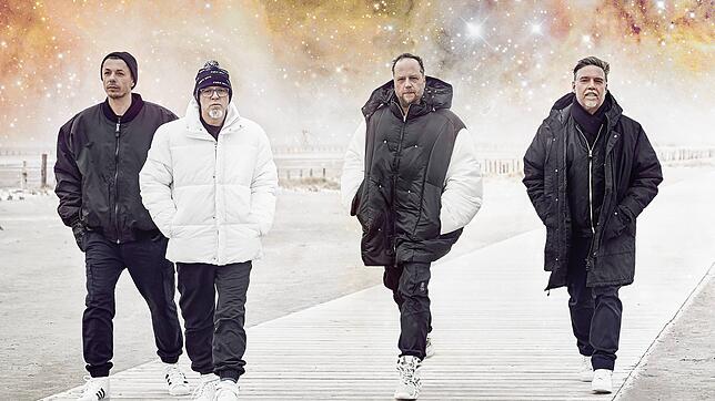 Die Fantastischen Vier sind ihr Leben: Michi Beck (von links), Thomas D, Smudo und And.Ypsilon.
