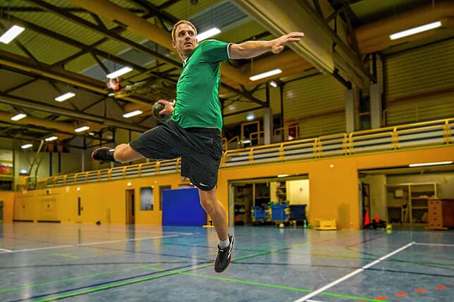 Spielertrainer: Stephan Huber ist auch auf dem Spielfeld eine wichtigs Stütze für das Team der DJK Bad Säckingen.
