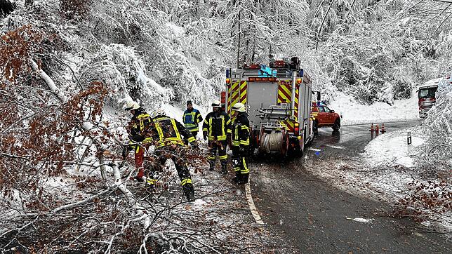 Am vergangenen Wochenende waren die Abteilungen der Feuerwehr durchgehend im Einsatz, hier die Feuerwehr Bodman-Ludwigshafen bei einem ...