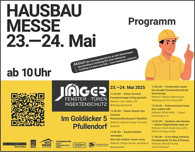 Bild 1: Haus-Bau Messe Jäger GmbH: Die gesamte Produktpalette kann besichtigt werden