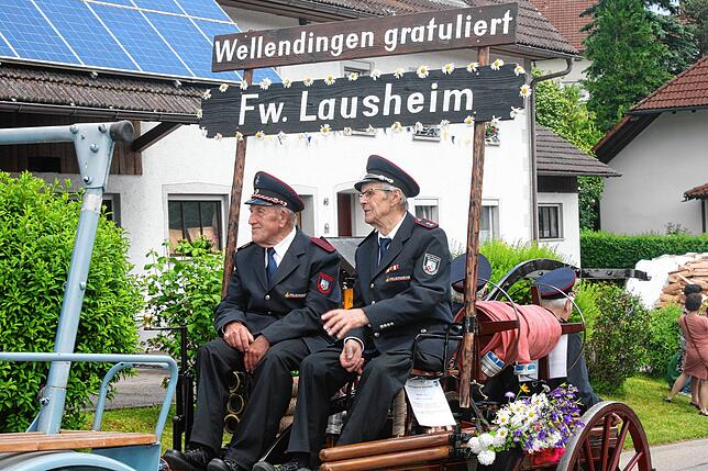 Bild 30: Gute Laune beim Bezirksmusikfest in Lausheim