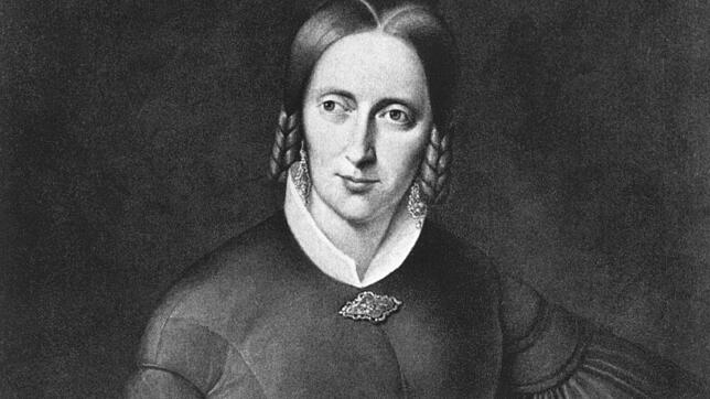 Die zeitgenössische Darstellung zeigt die deutsche Dichterin Annette von Droste-Hülshoff. Sie verstarb am 24. Mai 1848 in Meersburg.