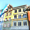 Die Bickenstraße putzt sich heraus. Jetzt wird auch das Haus Nummer 7 generalsaniert, das Gebäude Nummer 5 wird demnächst fertig ...