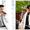 Links: Tarkan Simsek während des Castings von „Deutschland sucht den Superstar“ 2023. Rechts: Sein erneuter Versuch 2024.