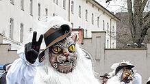 Rälle und Katzen sind natürlich auch wieder närrisch unterwegs.