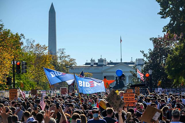 Feierstimmung in Washington