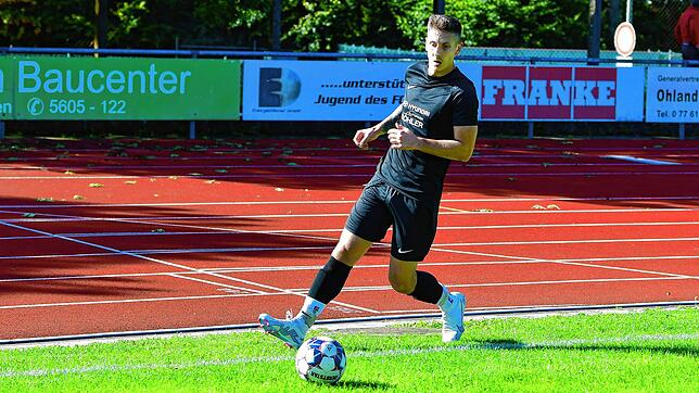 Ein geiles Gefühl: Giuliano Bartolotta, erst kurz vor knapp im August zur SG FC Wehr/Brennet gewechselt, hat beim 3:1-Sieg gegen den SV ...