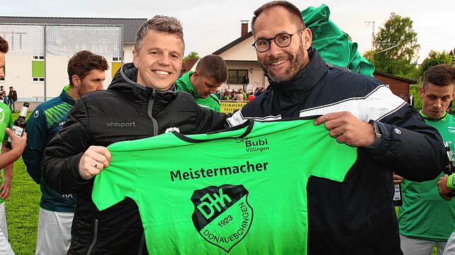 Ihre erfolgreiche Zusammenarbeit endet im Sommer: Tim Heine (links) und Olaf Kurth.