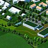 Noch steht nicht im Detail fest, wie die neue Halle und das Feuerwehrhaus aussehen sollen. In dieser Visualisierung sind ...
