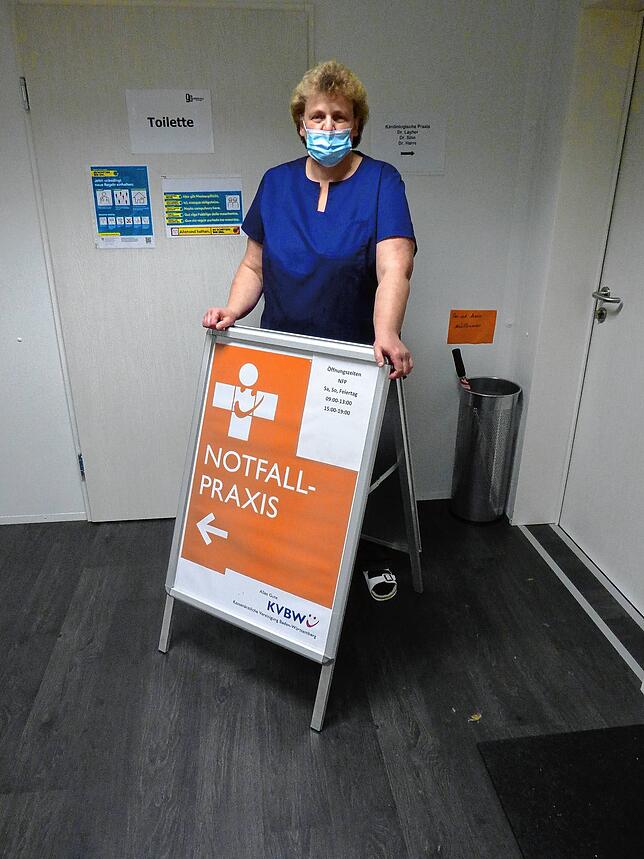 Bild 8: Arztbesuch im Container: So sieht es im Provisorium des MVZ beim Säckinger Krankenhaus aus