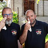 Schon 2020 mussten Daniel Groß (links) und Kilian Stadelhofer das Wollmatinger Dorffest absagen.