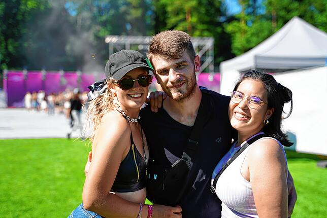 Joey Sopper, Marc Hahl und Niki Hassler (von links) kommen das zweite Mal nach Konstanz zum Gute-Zeit Festival.