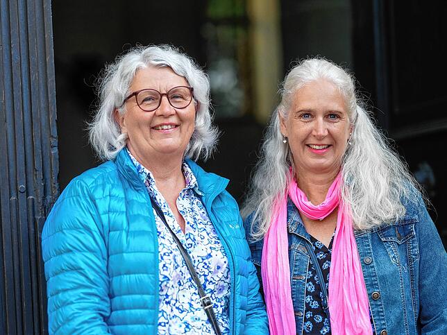 Claudia Straßer und Gisela Schrempp waren schon häufiger im Schloss.