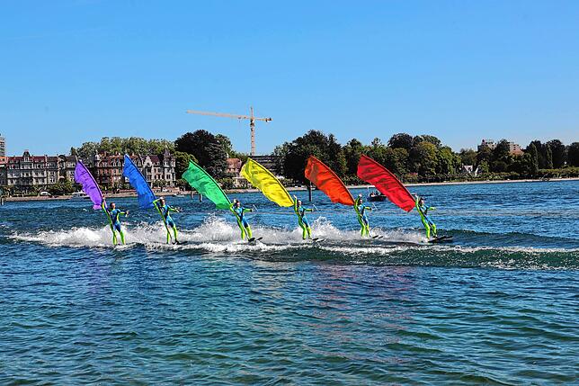 Bild 41: Spektakulär! Die besten Fotos der Wasserski-Show im Konstanzer Trichter