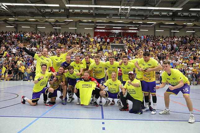 Die siegreichen Spieler der HSG Konstanz