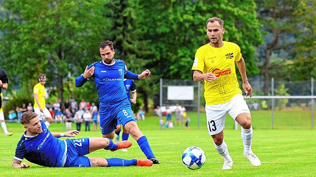Christian Derflinger (rechts) ist zurück und bestreitet in Reutlingen sein erstes Testspiel 2025.