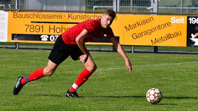Trifft wieder: Timo Keslinke &ndash; hier ein Archivbild &ndash; erzielte den wichtigen Ausgleich für den FC Hochrhein beim 1:1 gegen ...