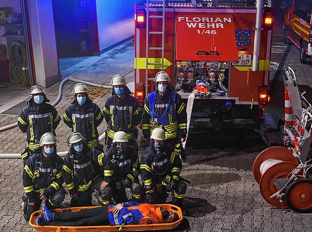 Mit Sicherheit: Seit Beginn der Pandemie durfte die Feuerwehr nur wenig zusammen üben. Im Herbst nutzte die Nachwuchskräfte die ...