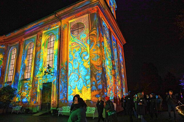 Bild 30: Insel Mainau: Bilder vom Start des Christmas Garden 2023 - Teil 1