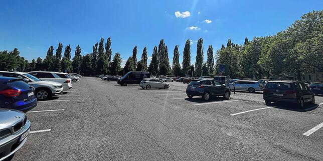 335 Stellplätze gibt es am Döbele. Wegen seiner Nähe zur Innenstadt ist der Parkplatz sehr beliebt.
