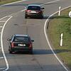 Sanierungsreif: die B&nbsp;462, hier an der Abfahrt Aichhalden. Fahrspuren und geflickte Schlaglöcher sind deutlich zu erkennen. Bild: ...