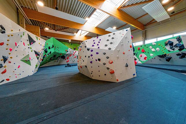 Das Blocwald Boulderzentrum ist bereits seit rund zwei Jahren in Betrieb.