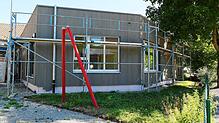 Die Gemeinde Leibertingen investiert in ihre Kinderhäuser. Hier ensteht aktuell der Anbau an das Kinderhaus St. Josef in Leibertingen.