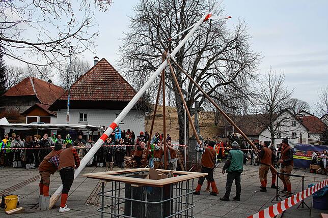 Bild 20: Herrischrieder Dorffasnacht: Hooriwälder und Dorfbuebe zeigen beeindruckende Masken