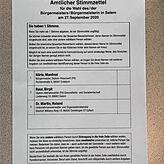 Manfred Härle, Birgit Baur und Roland Martin möchten in Salem Bürgermeister beziehungsweise Bürgermeisterin werden.