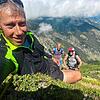 Roland Gröflin auf dem Weg die komplette Schweiz zu umrunden.