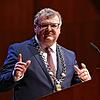 Andreas Brand am Rednerpult beim Jahresempfang der Stadt im Januar. Es war der letzte für den Oberbürgermeister im Amt.