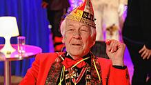 Heinz Maser vergangene Woche während der Aufzeichnung der Fernsehfasnacht im Konzil. Ein letztes Mal trat er als Programmchef auf. ...