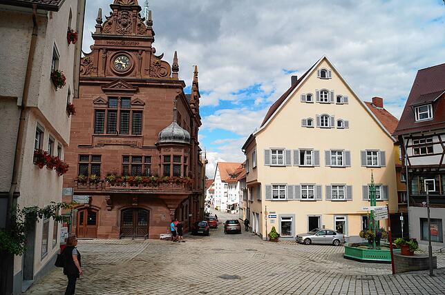 Auch die nahegelegene Stadt Meßkirch bietet reizvolle Plätze.