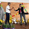 Bodo Masuhr übergibt den Stab an Christian Fehlberg.