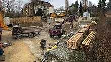 Hier entsteht neuer Wohnraum – aber ist er auch bezahlbar? Nach Abriss des Gebäudes der Kassenärztlichen Vereinigung in der ...