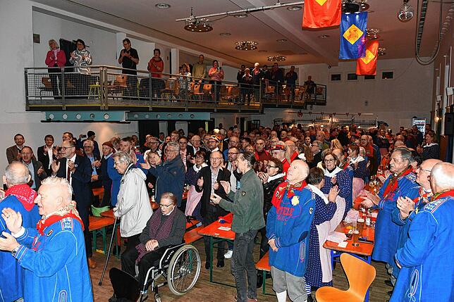 Der Saal des Kulturzentrums Gems war bei der Martinisitzung gut gefüllt.