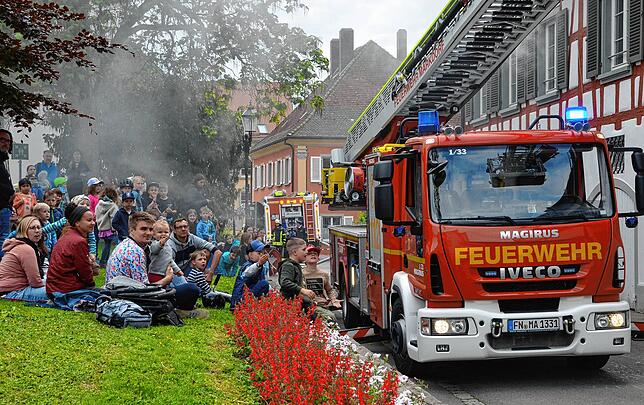 Bild 19: Hier sind die besten Bilder der Jahreshauptübung der Freiwilligen Feuerwehr Markdorf – Teil 2