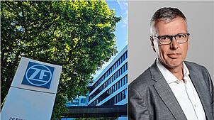 Das ZF-Forum in Friedrichshafen, die Zentrale des Konzerns. Im Rap-Song wird der Vorstand hart angegangen, Vorstandschef Holger Klein ...